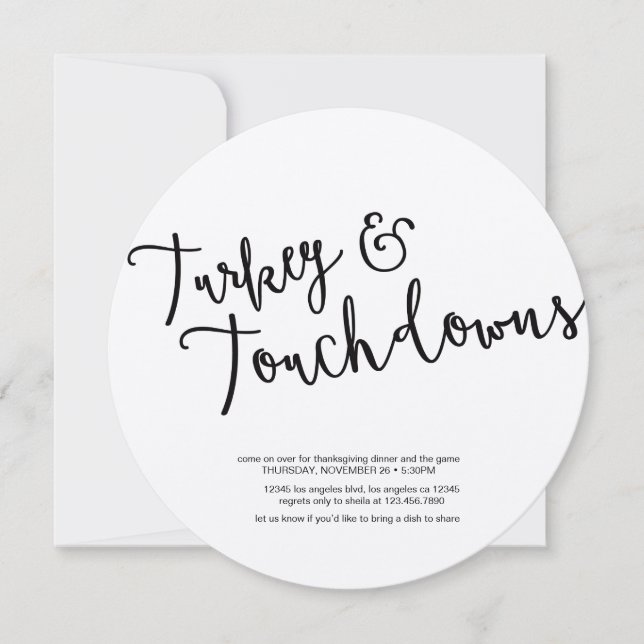 Freundschaft und Fußball Erntedank Urlaub Einladung (Vorderseite)