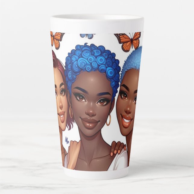 Freundschaft und Worte Milchtasse (Vorderseite)