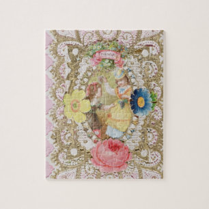 Freundschaft, Valentinsgrußkarte, c.1870 Puzzle