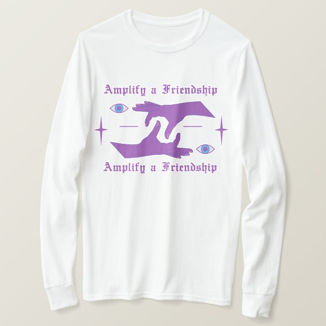 Freundschaft verstärken T-Shirt (Design vorne)