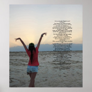 Freundschaft von Kahlil Gibran Poster