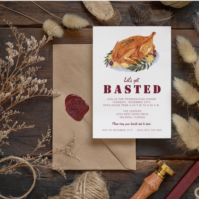 Freundschaft zum Abendessen am Erntedank Einladung (Von Creator hochgeladen)