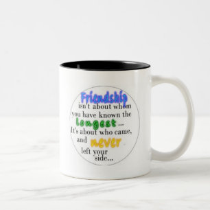 Freundschaft Zweifarbige Tasse