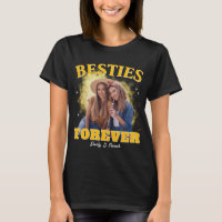 Freundschafts-Custom-Foto-Bestie-Retro-Bootleg-Rap