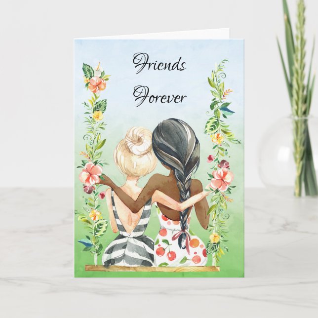 Freundschafts-Gruß-Karte Karte (Vorderseite)