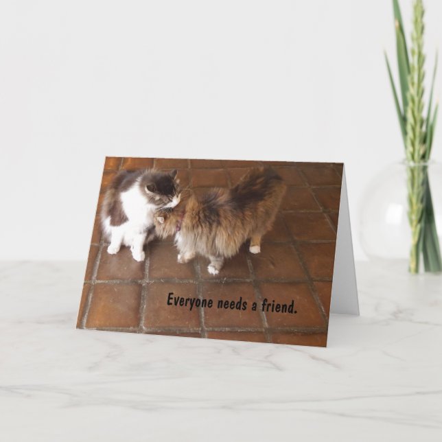 Freundschafts-Karte, Karte (Vorderseite)