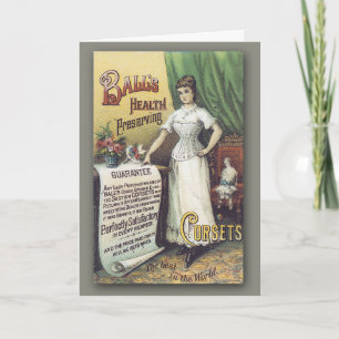 Freundschafts-Karte mit Vintager Karte