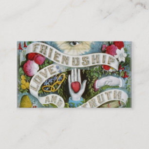Freundschafts-Liebe und -wahrheit Visitenkarte