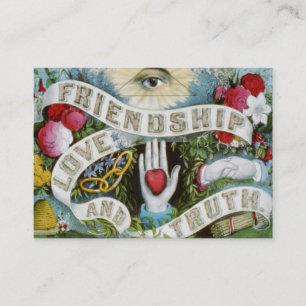 Freundschafts-Liebe und -wahrheit Visitenkarte