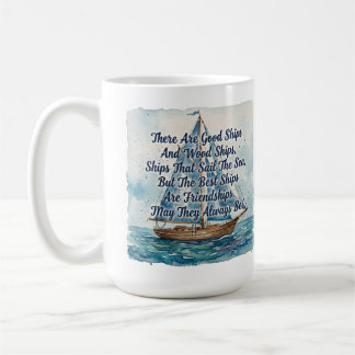 Freundschafts-Segel-Spruch Nautilus-Trinkspruch Fr Kaffeetasse