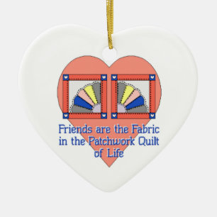 Freundschafts-Steppdecke Keramikornament