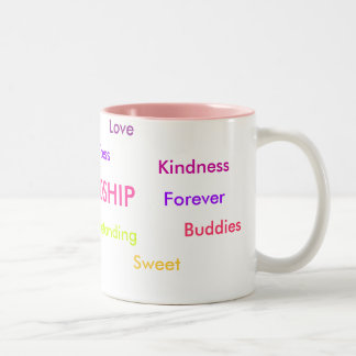 FREUNDSCHAFTS-TASSE ZWEIFARBIGE TASSE