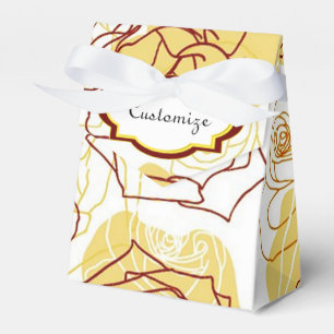 Freundschafts-u. Freude-gelber Geschenkschachtel