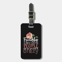 Freundschaftsangebot Cool Crazy Best Friends Zitat