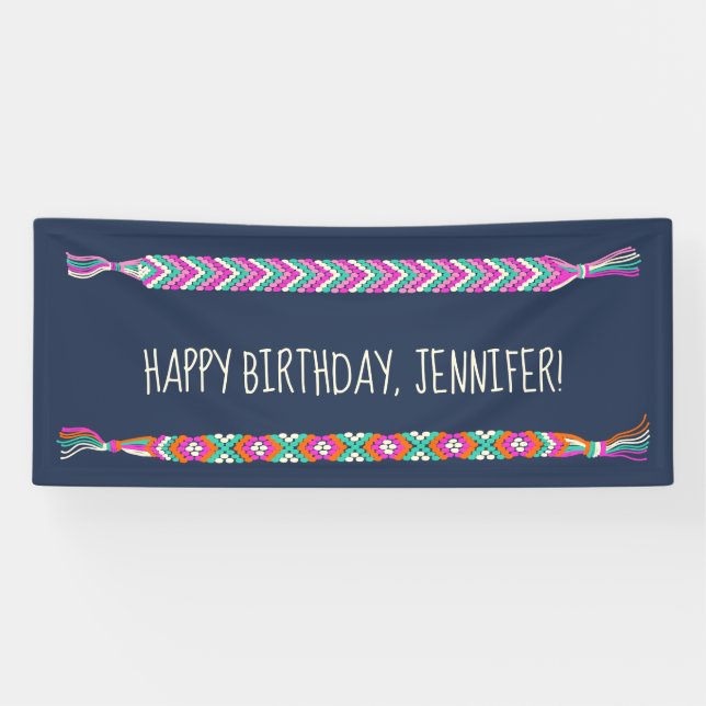 Freundschaftsbänder für das Personalisierte Verbot Banner (Horizontal)