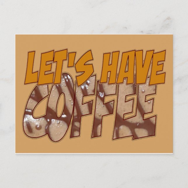 Freundschaftscoffee Postcard Postkarte (Vorderseite)