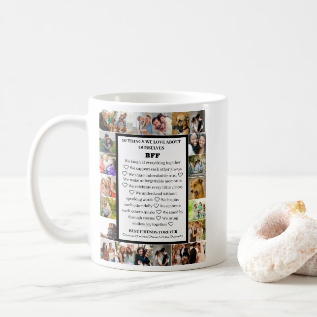 Freundschaftsempfehlung | BESTE FREUNDIN 22 FotoCo Kaffeetasse (Mit Donut)