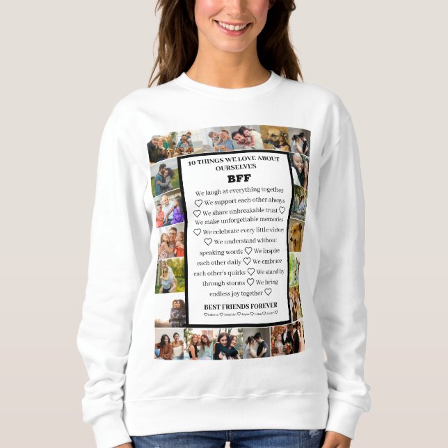 Freundschaftsempfehlung | BESTE FREUNDIN 22 FotoCo Sweatshirt (Vorderseite)