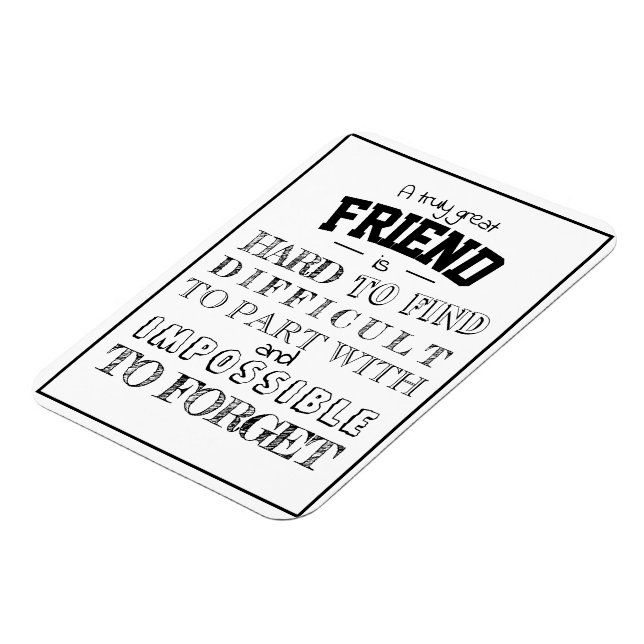 Freundschaftsempfehlung Vielen Dank, dass Sie das  Magnet (Linke Seite)