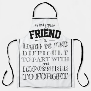 Freundschaftsempfehlung Vielen Dank, dass Sie das Schürze