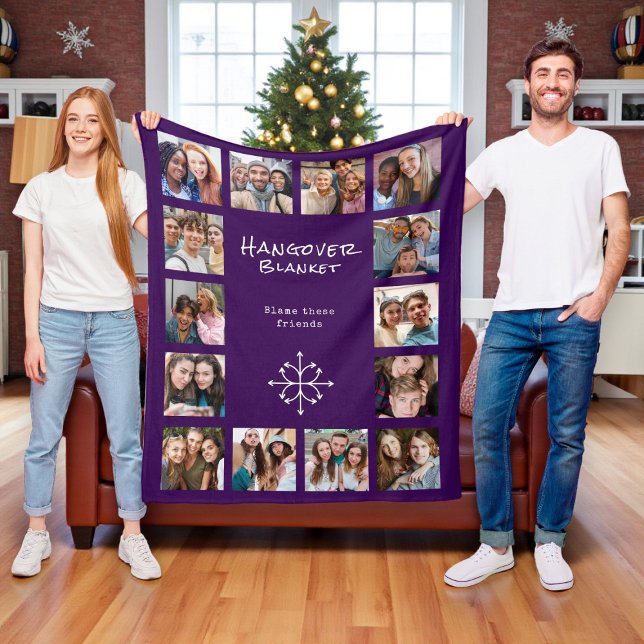 Freundschaftsfotografie Collage Fleece Blanket (Von Creator hochgeladen)