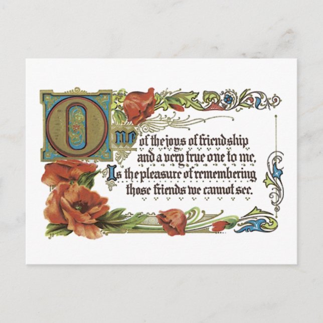 Freundschaftsfreude Postkarte (Vorderseite)