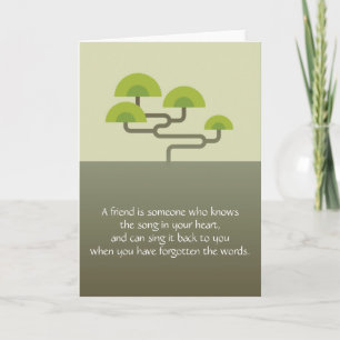 Freundschaftsgrußkarten Karte