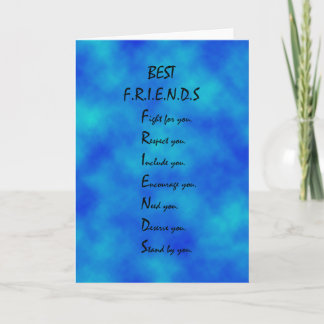 Freundschaftskarte Dankeskarte