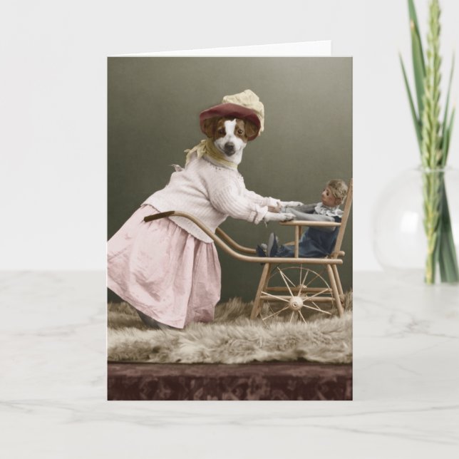 Freundschaftskarte - Der lustige kleine Hund! Karte (Vorderseite)