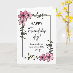 Freundschaftskarte, Tag der guten Freundschaft, Fr Karte