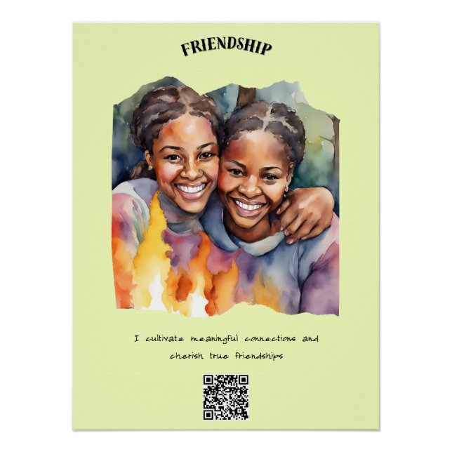 Freundschaftsnachweis Poster (Vorderseite)
