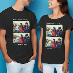 Freundschaftspartner in Crime Funny Valentinstag T-Shirt