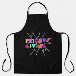 Freundschaftsplatz: Dankbar & zusammengebracht Schürze