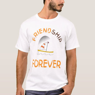 Freundschaftsschiff Friend Forever Girlfriend Boyf T-Shirt