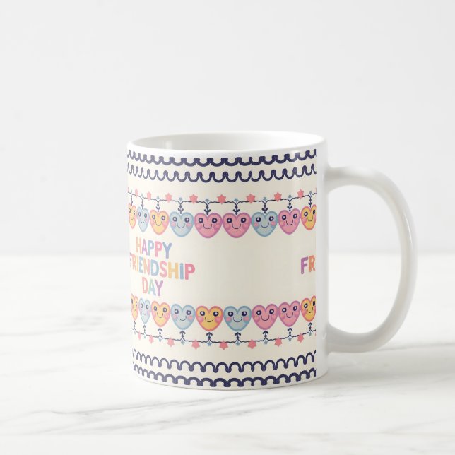 Freundschaftstag Geschenk Idee Kaffeetasse (Rechts)