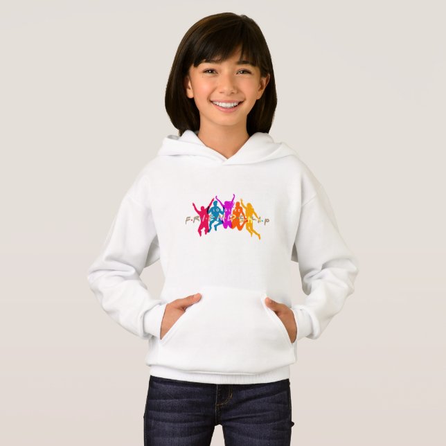 Freundschaftstag | Kids Pullover Hoodie (Vorne ganz)