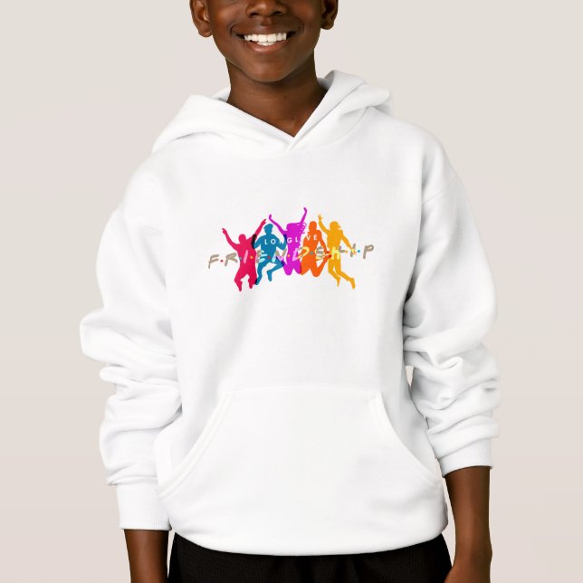 Freundschaftstag | Kids Pullover Hoodie (Vorderseite)