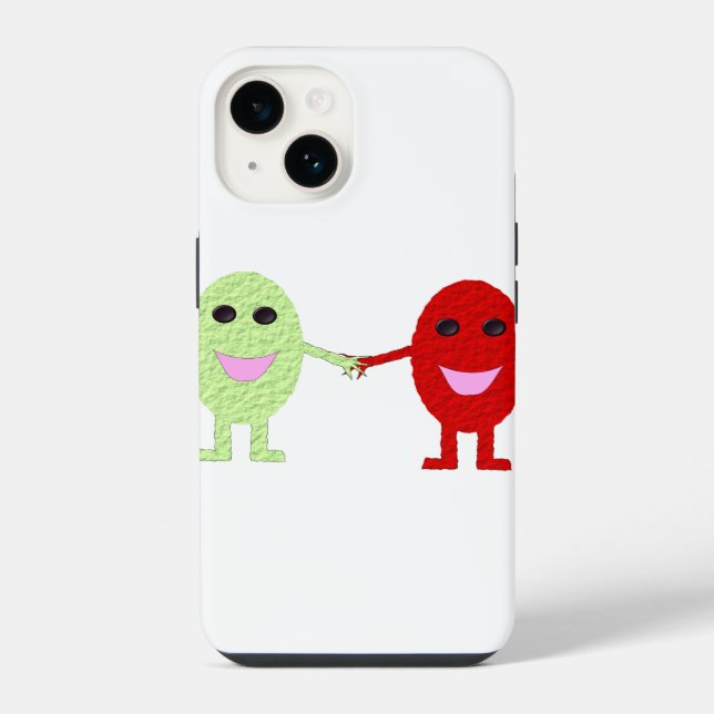 Freundschaftstrauben iPhone Hülle (Rückseite)