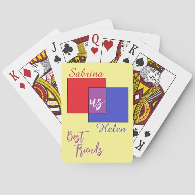 Freundschaftsverbindung IIl Spielkarten (Rückseite)