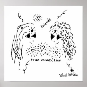 Freundschaftswerbung 'Wahre Verbindung' Poster
