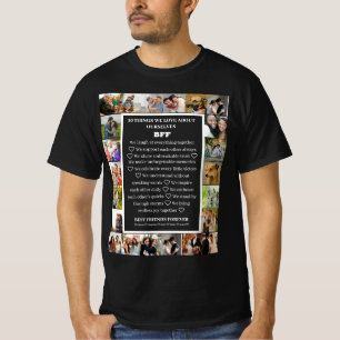 Freundschaftswürdigung BFF 22 Fotocollage T-Shirt