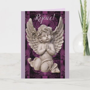 Freut euch! Engel Christmas Card mit Bibelverse Karte