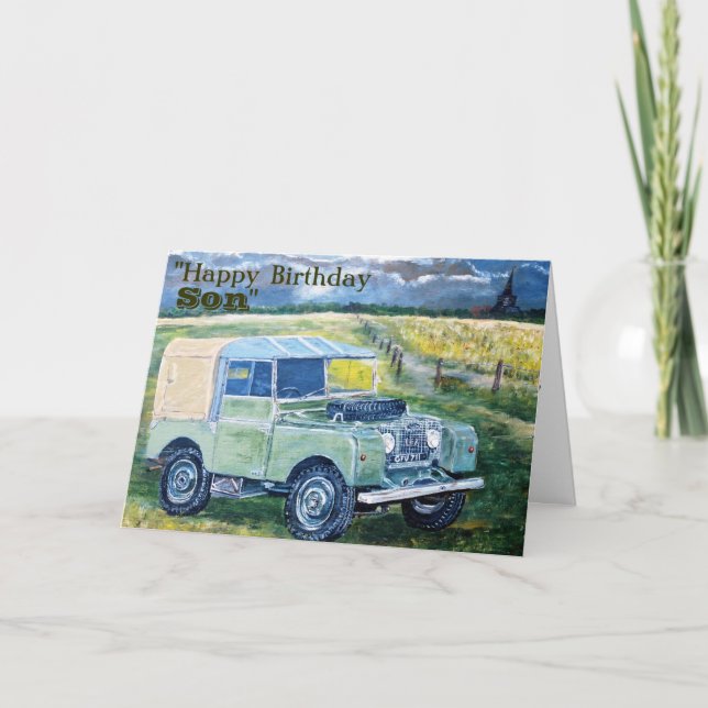 "FREYA" "alles- Gute zum Geburtstagsohn", Karte (Vorderseite)