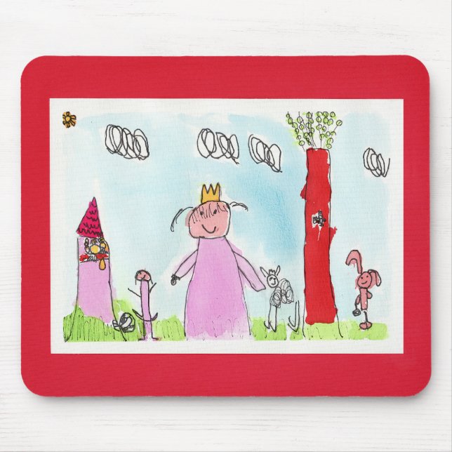 Freya, das Mousepad zeichnet (Vorne)