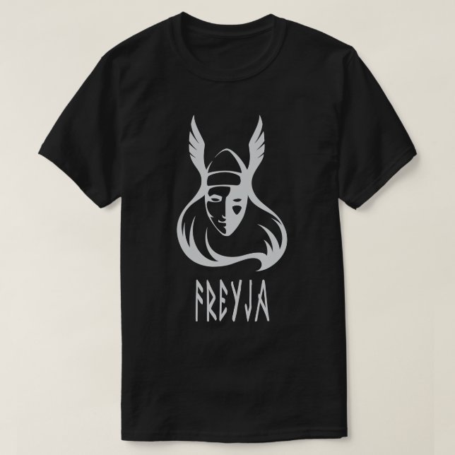 Freya Freyja Goddess Norse Viking Woman  T-Shirt (Design vorne)