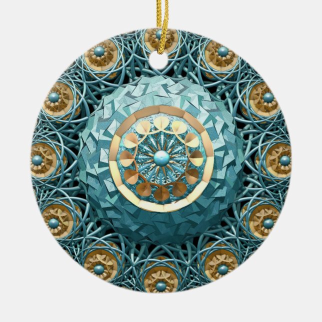 Freya Verzierung Keramik Ornament (Vorne)