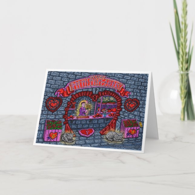 Freyas Valentine Shop - Grußkarte Karte (Vorderseite)