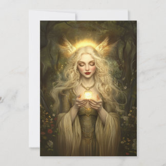 Freyja’s Relationship Guidance Prayer Altar Card Einladung