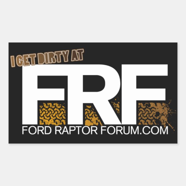 FRF Mud Tread Sticker (Vorderseite)