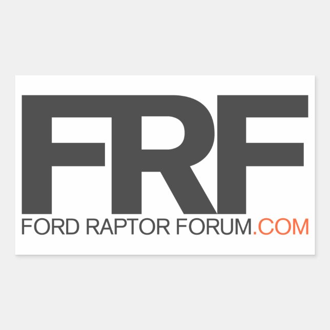 FRF-Sauberkleber Rechteckiger Aufkleber (Vorderseite)